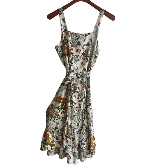 Chelsea28 Floral Belted Fit & Flare Sundress - Picture 4 of 13